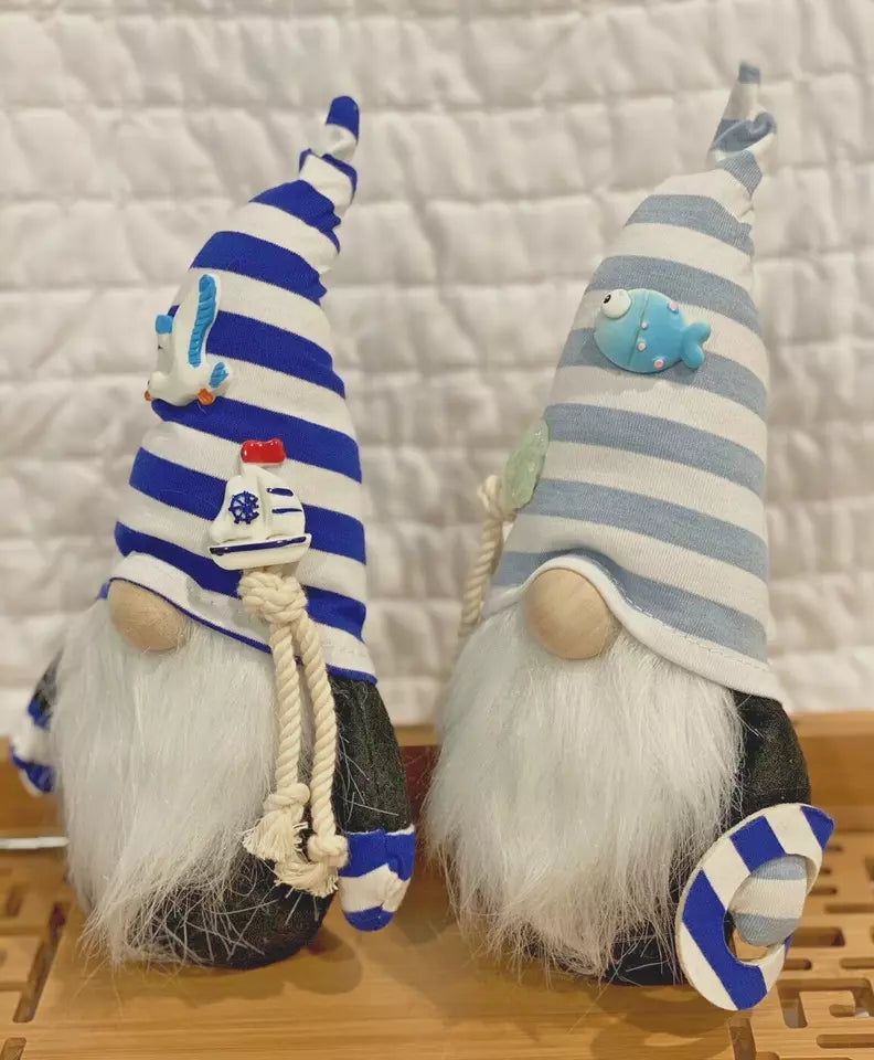 Adorable Plush Nautical Gnome For Home Decoration