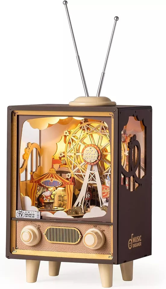 3D Wooden Puzzle Music Box