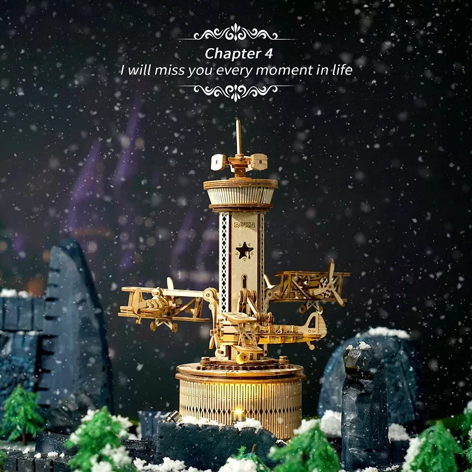 3D Wooden Puzzle Music Box