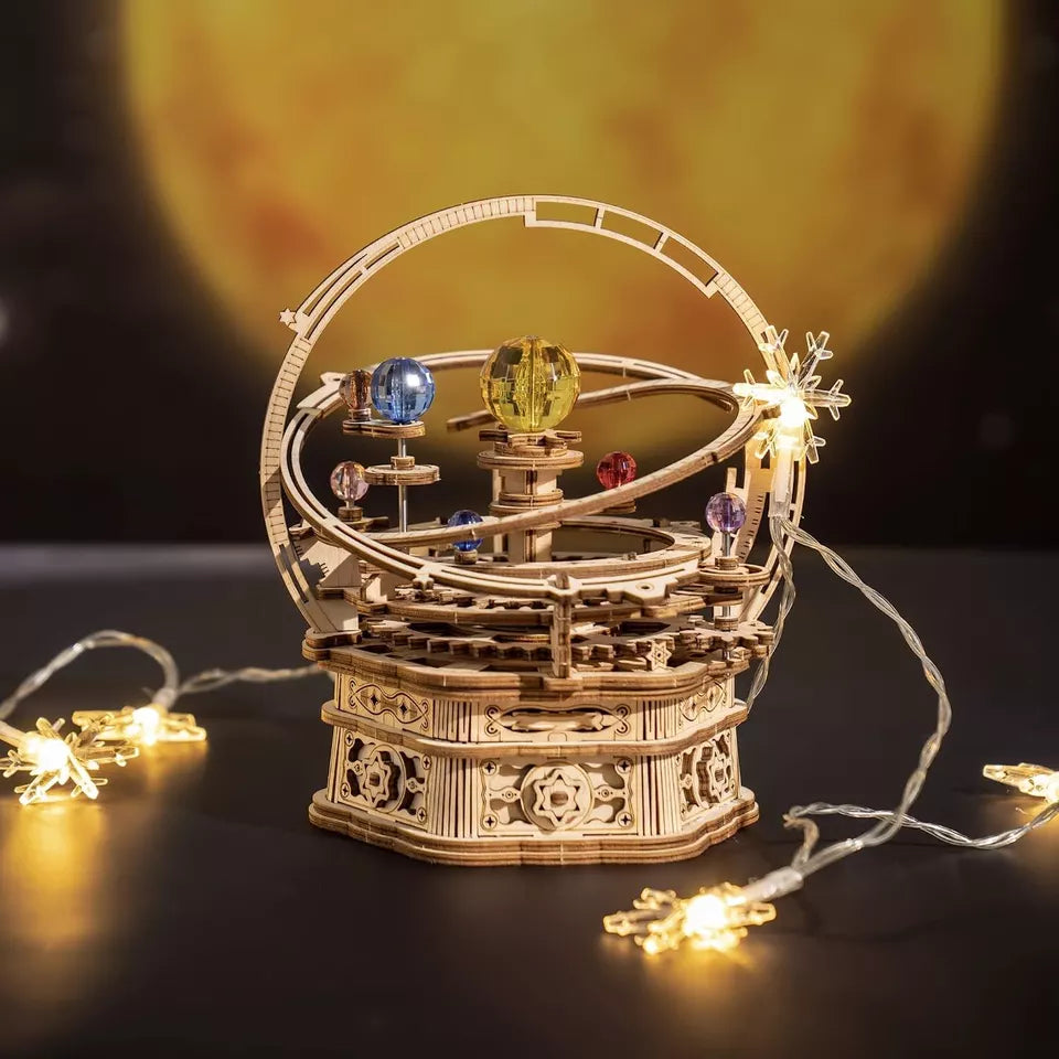3D Wooden Puzzle Music Box