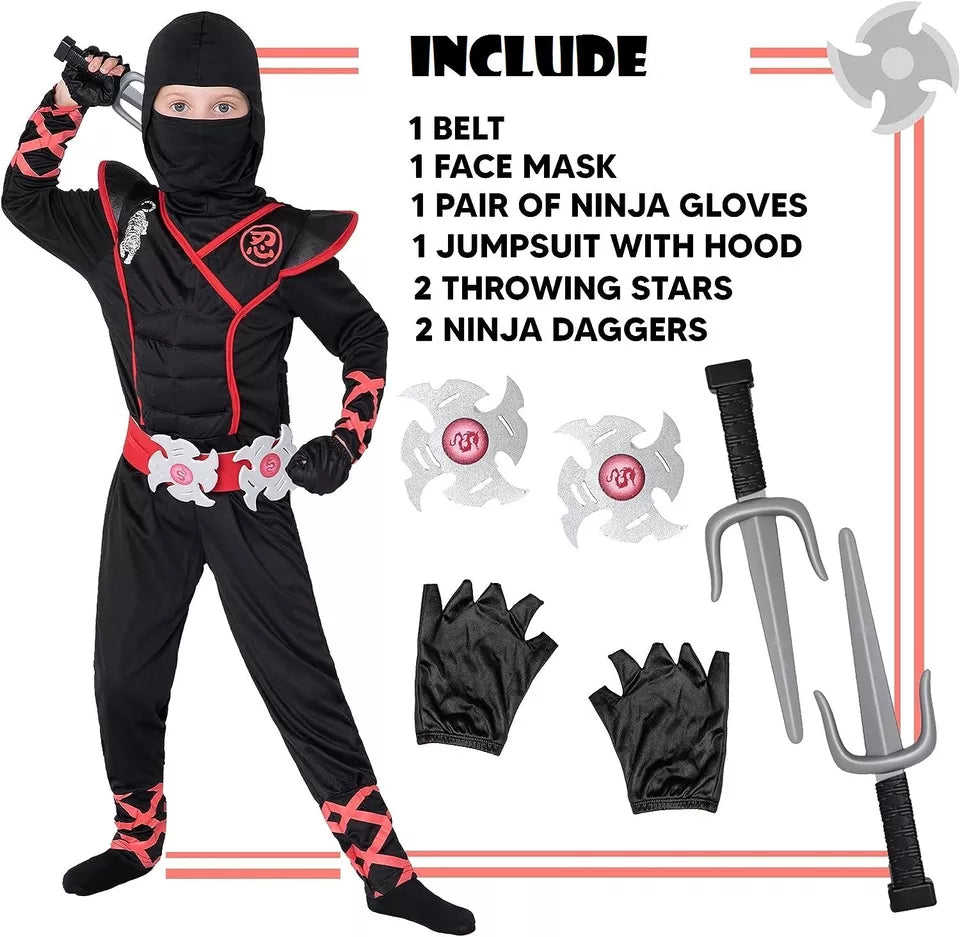 Black Ninja Halloween Costume