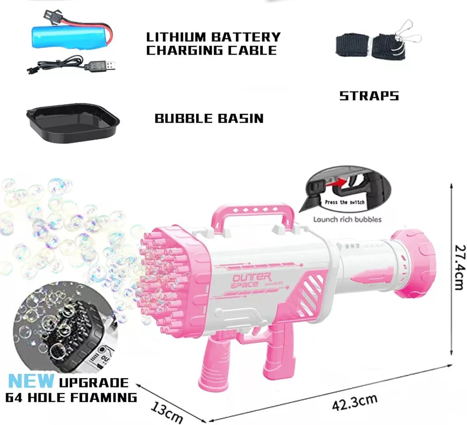 Rocket Launcher Bubble Machine