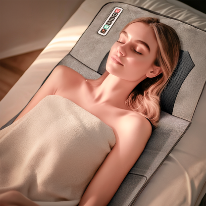 Shiatsu Massage Mat with Heat – Relaxing Full-Body Electric Mattress Pad