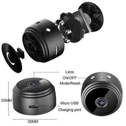 Mini WiFi Security Camera with Night Vision