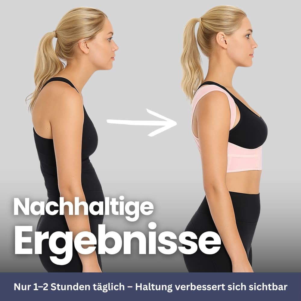 PostureFit Pro Champagnersand Rücken