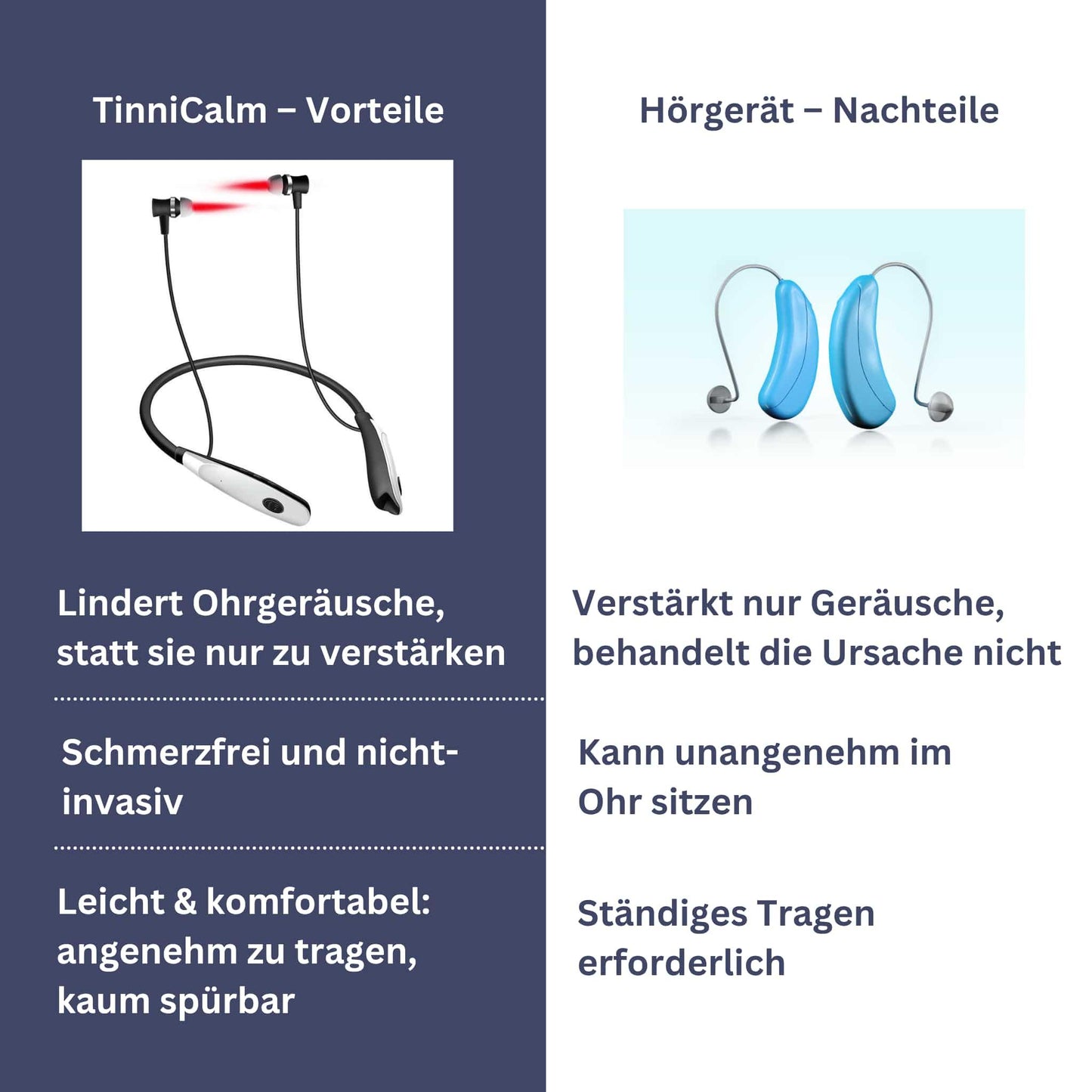 TinniCalm Tinnitus Linderung Zubehör
