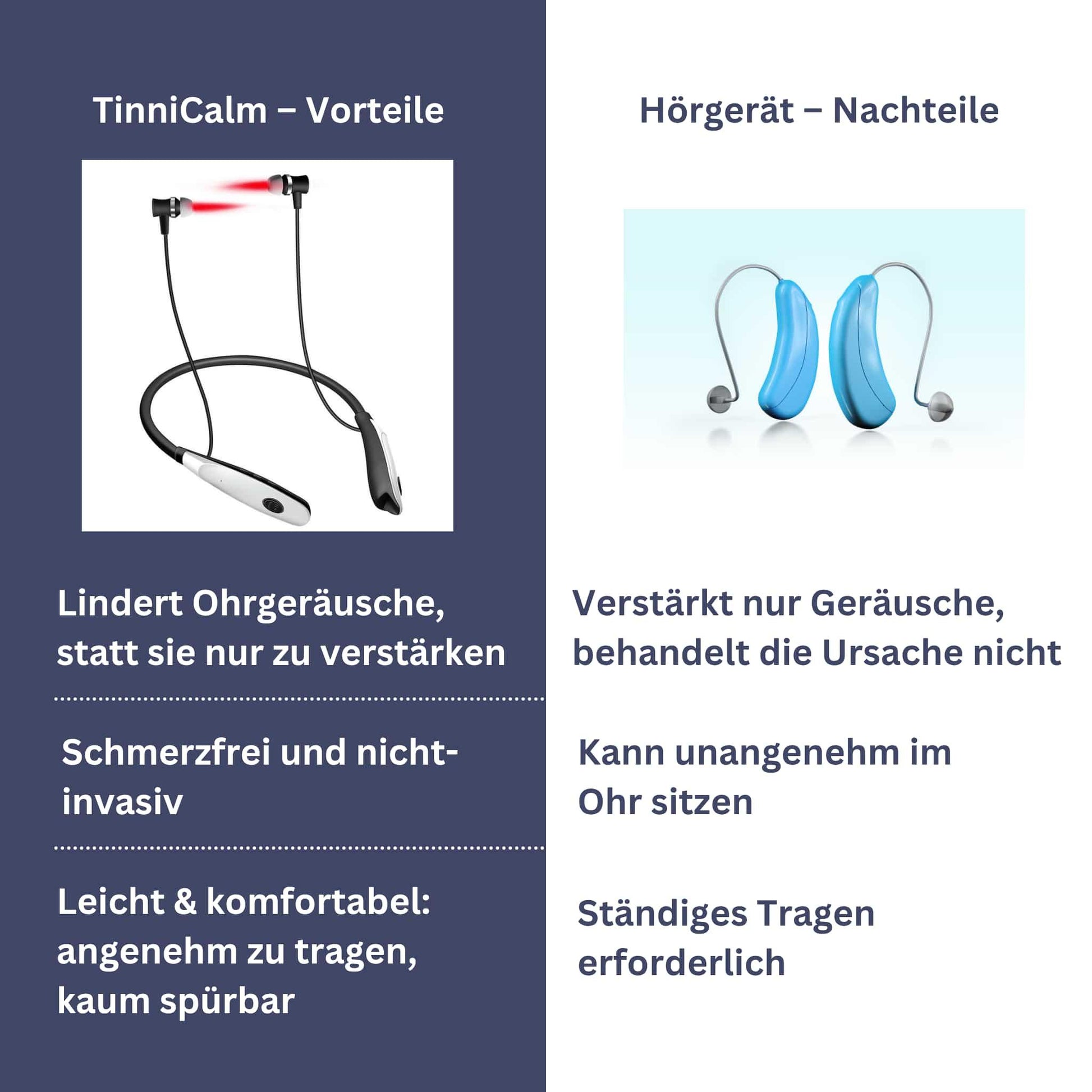 TinniCalm Tinnitus Linderung Zubehör