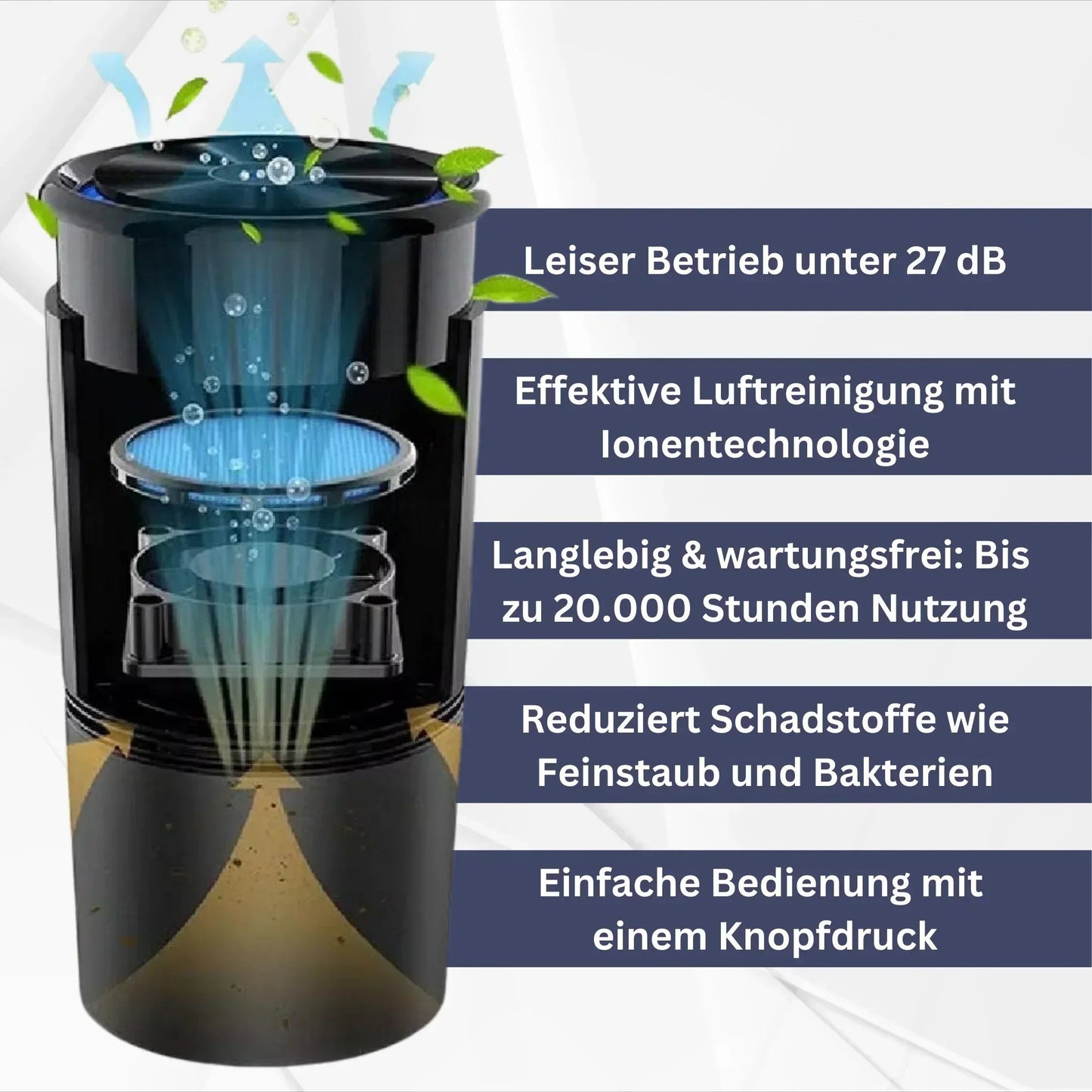 PureAir - Luftreiniger mit Ionisator