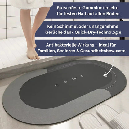 QuickMat - Die hygienische Schnelltrocken-Badematte