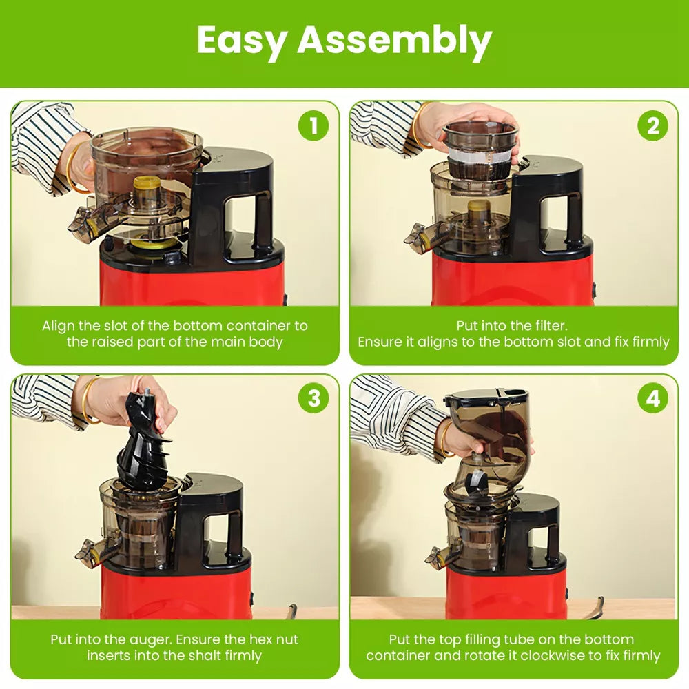 Automatic Juicer - Juicer Household Residue for Fruits and Vegetables