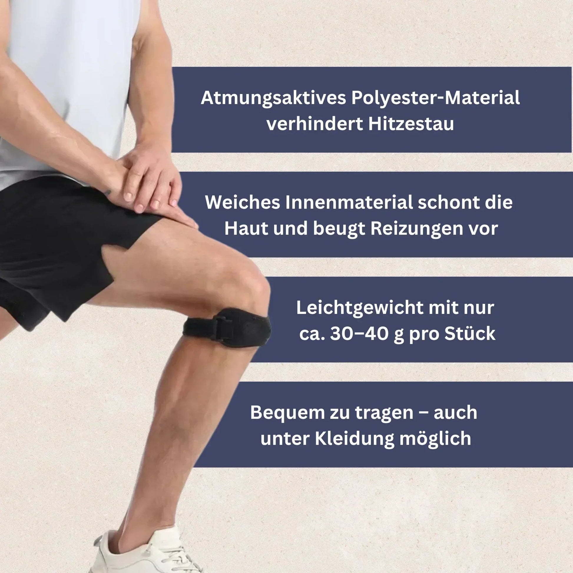 KneeGuard Patella Silikonring
