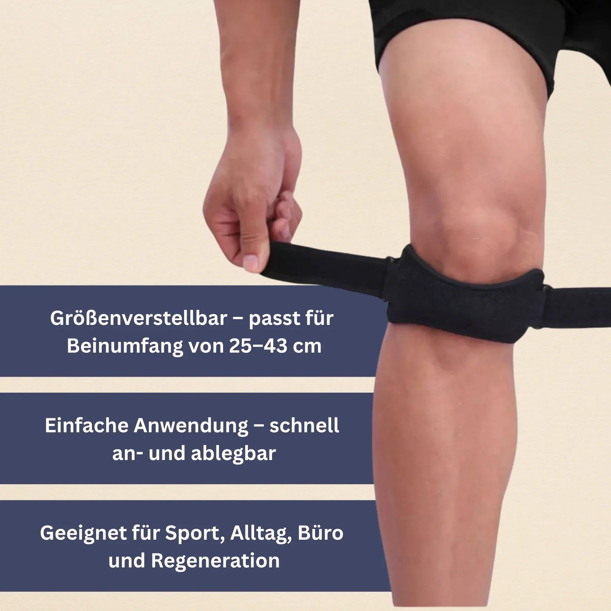 KneeGuard Kniestütze Anwendung