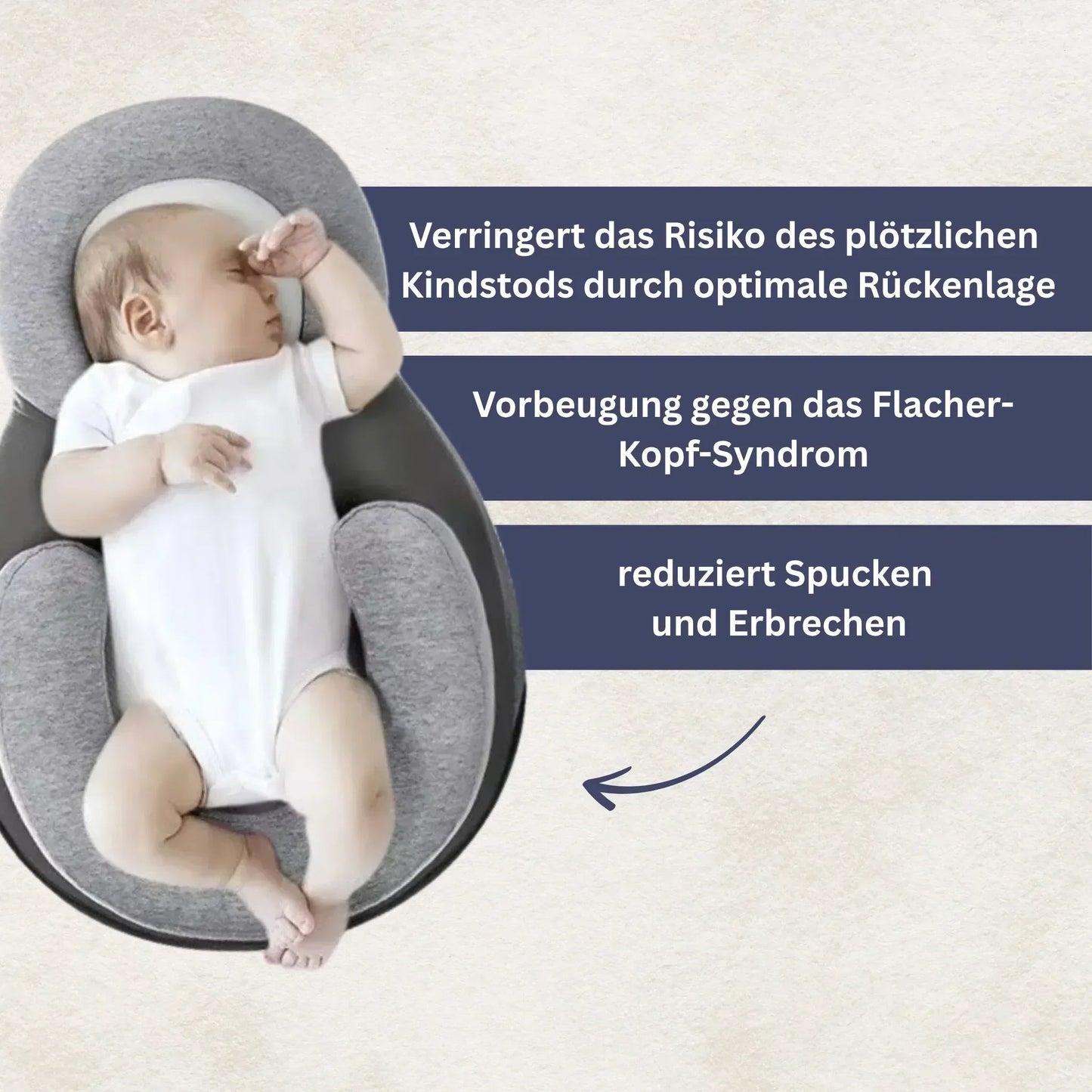 SleepyCare - Orthopädisches Babybett