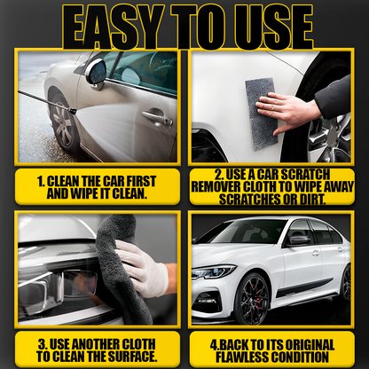Nano Sparkle Scratch Remover Cloth – Universal Car & Metal Surface Repair