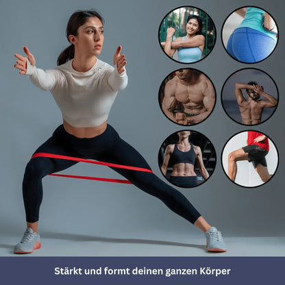 5er Set Fitness Resistance Bänder