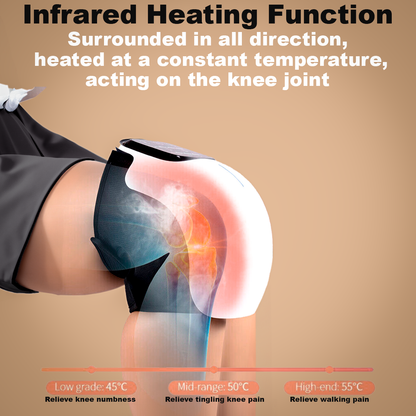 Cordless Infrared Heat & Vibration Knee Massager