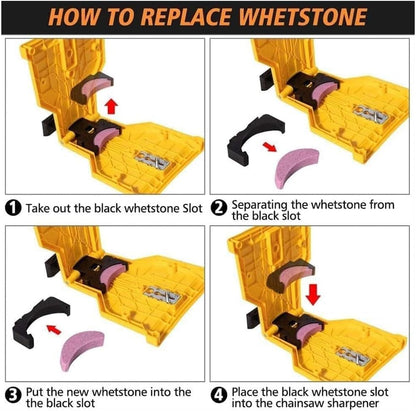 Chainsaw sharpening device portable professional tool kit