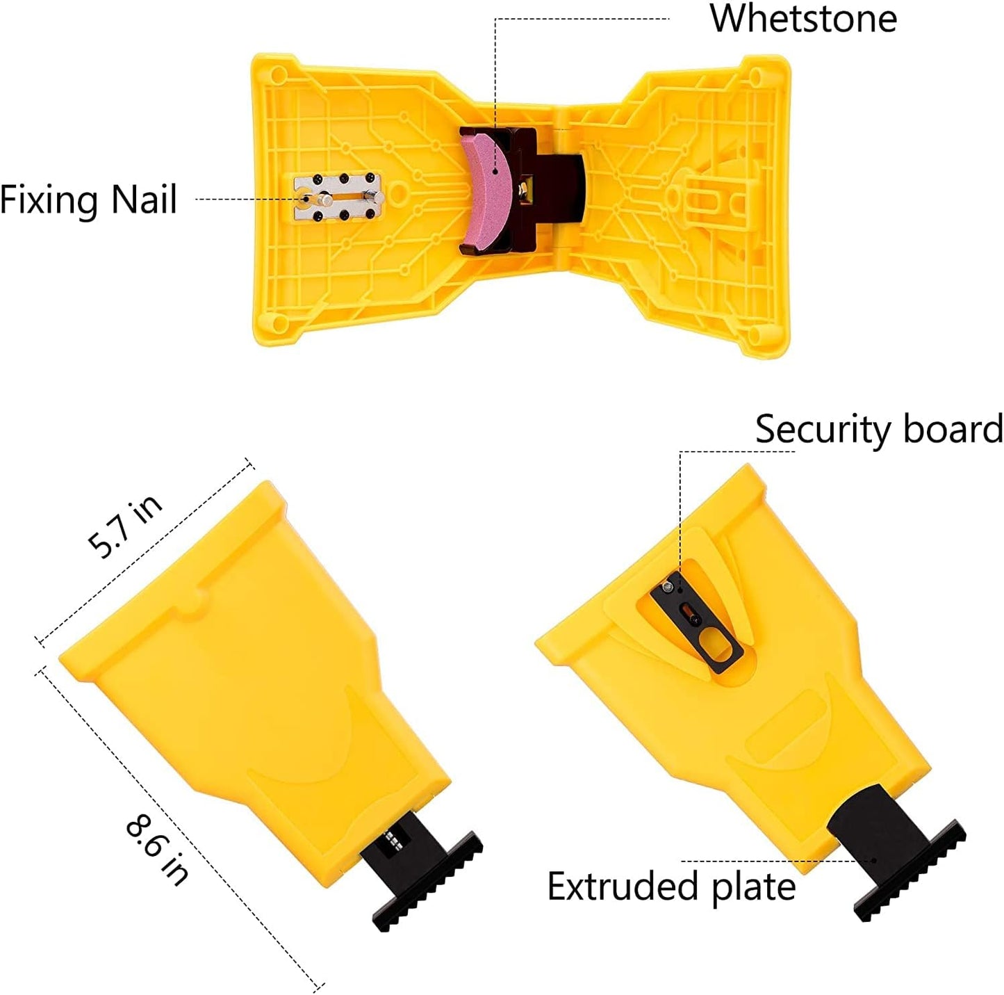 Easy chainsaw sharpener portable teeth filing bar mount tool