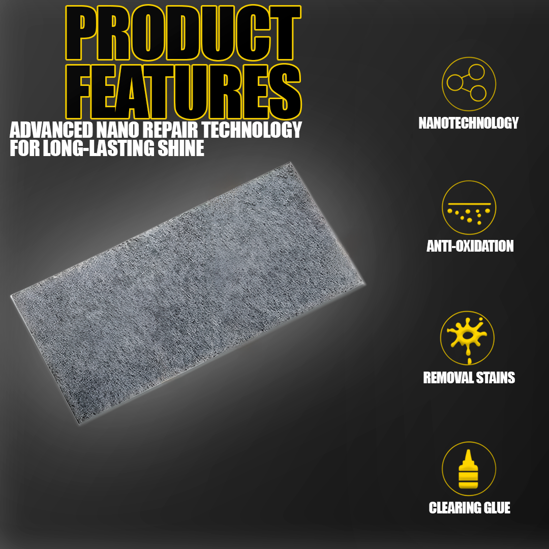 Nano Sparkle Scratch Remover Cloth – Universal Car & Metal Surface Repair