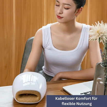 Handmassagegeraet fuer therapeutische Schmerzlinderung