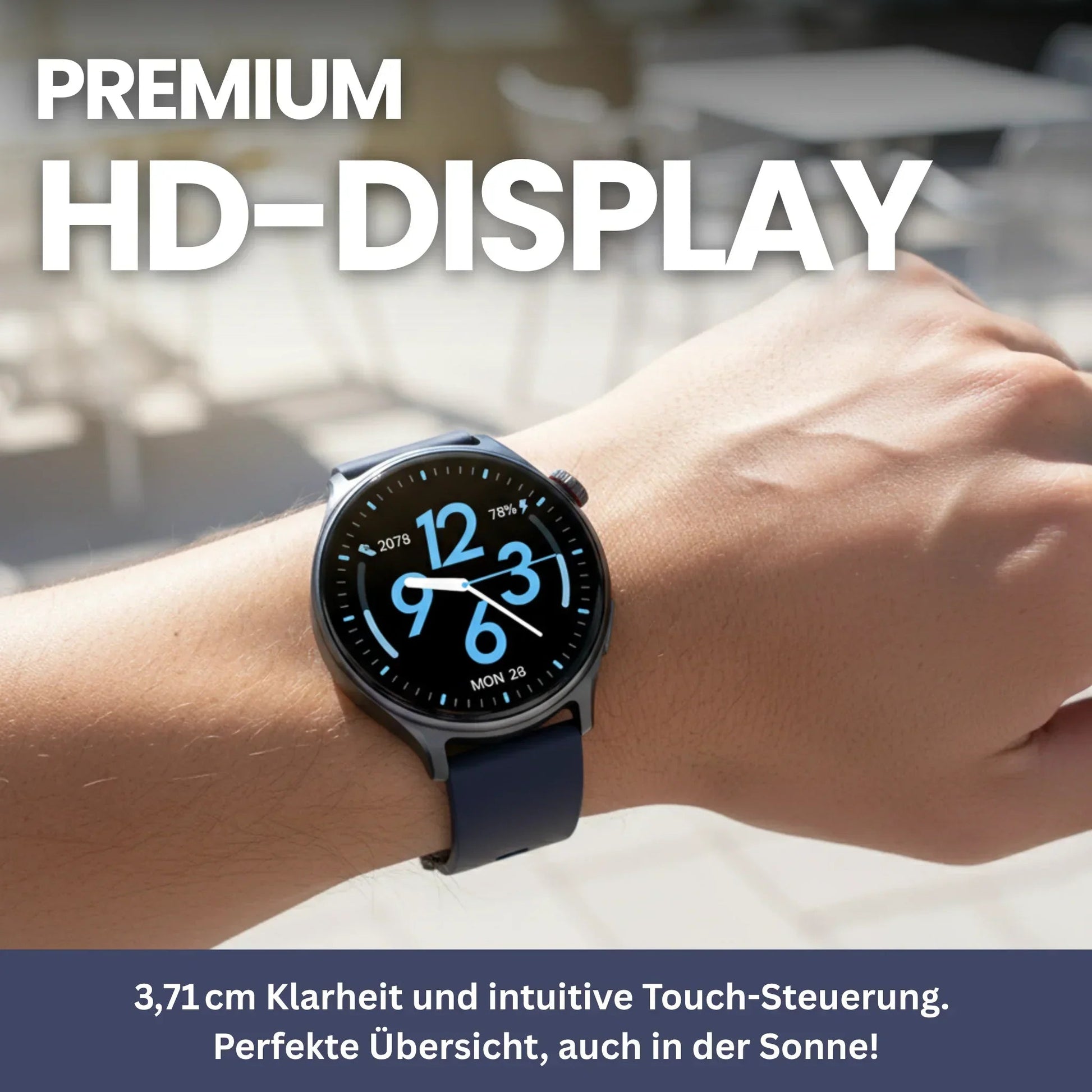 VitalPulse Watch 2.0 Displayansicht