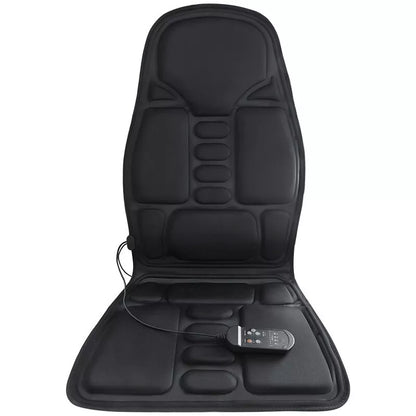 8 Mode Massage Chair Pad With Heated Back Neck Cushion For Car & Home