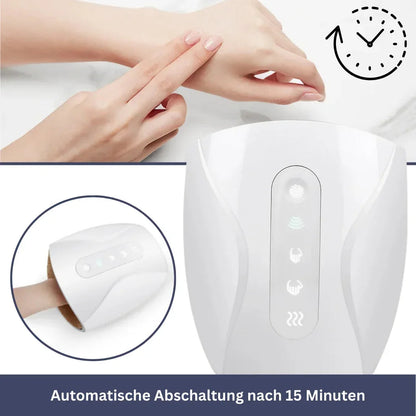 Handmassagegeraet fuer therapeutische Schmerzlinderung