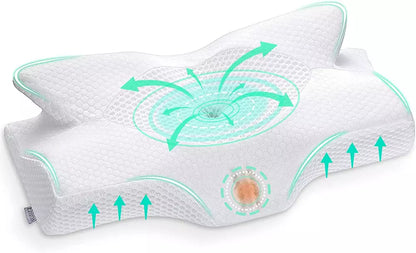 Butterfly Contour Memory Foam Pillow