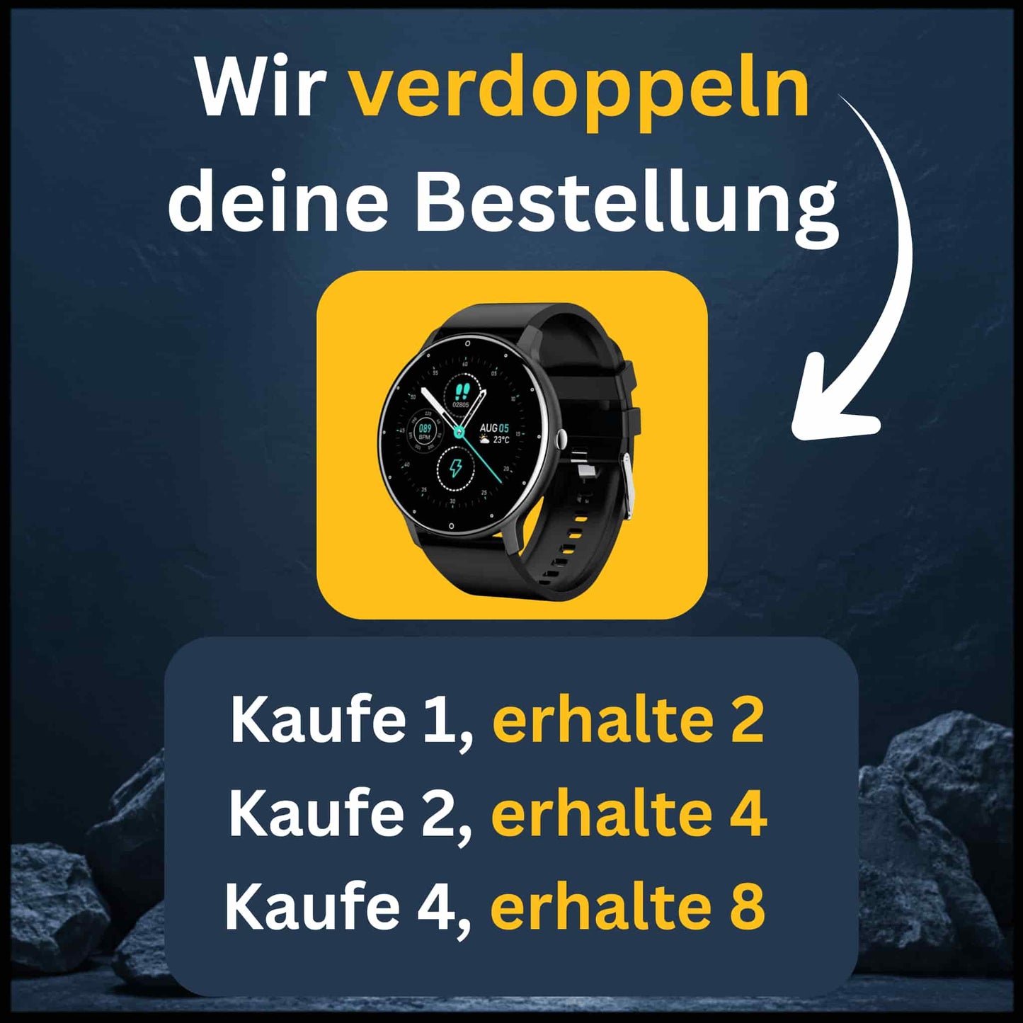 VitalPulse Watch Smartwatch Hauptbild