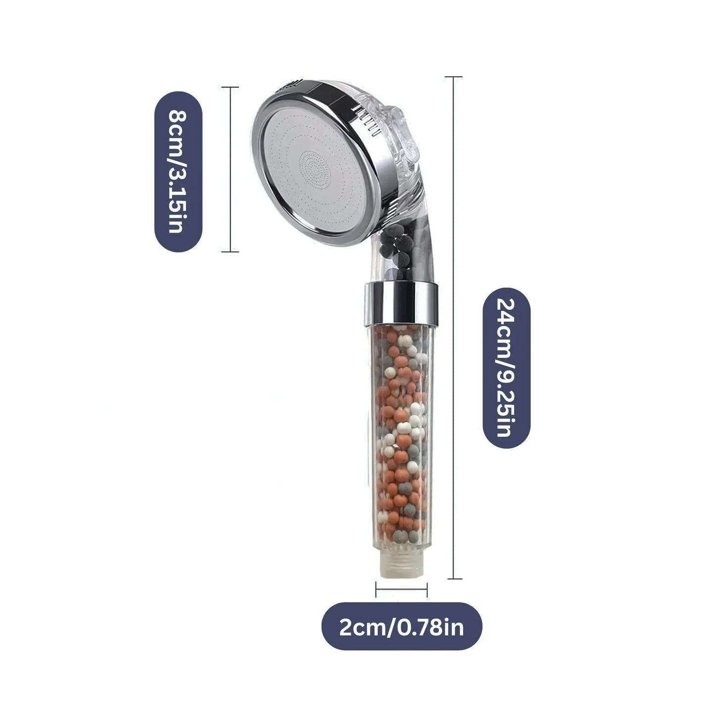 EcoPulse Duschkopf – Wassersparender Hochdruck-Duschkopf