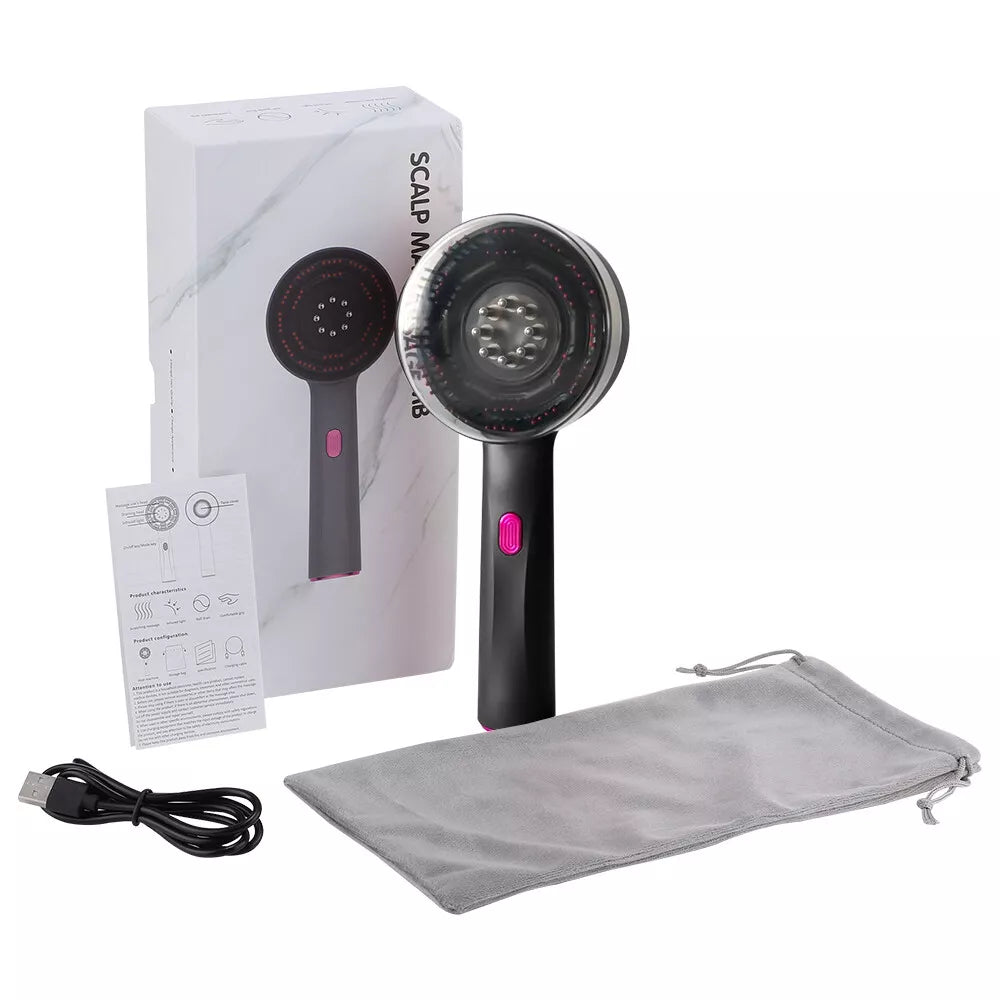 Electric Massage Comb - Red Light Scalp Therap
