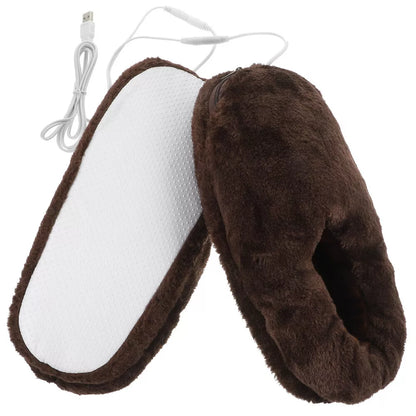 USB Heating Slippers – Ultra-Warm Plush Comfort for Cold Feet