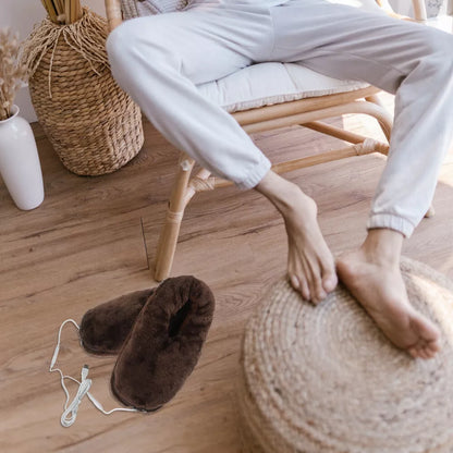 USB Heating Slippers – Ultra-Warm Plush Comfort for Cold Feet