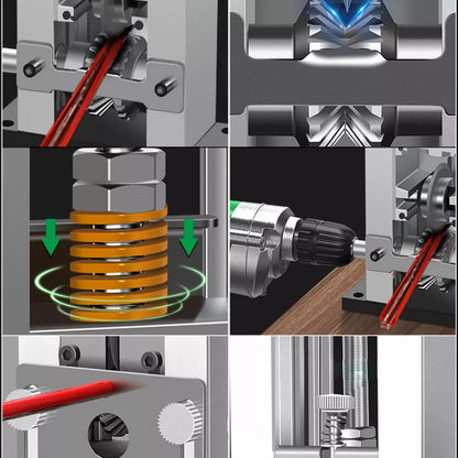 Wire Stripping Machine - Cable Electric Peeling Machine Hand Crank Support