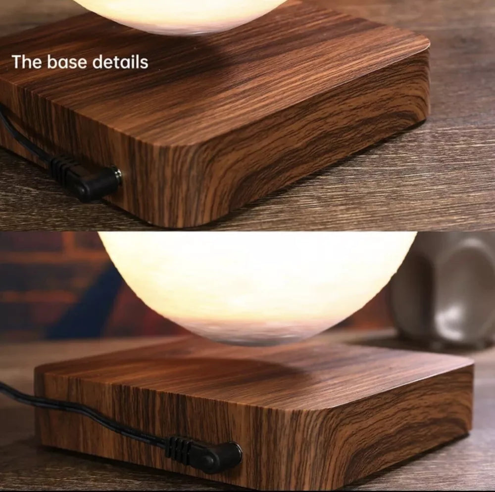 Levitating Moon Lamp – 3D Printed Floating Lunar Light with Adjustable Glow