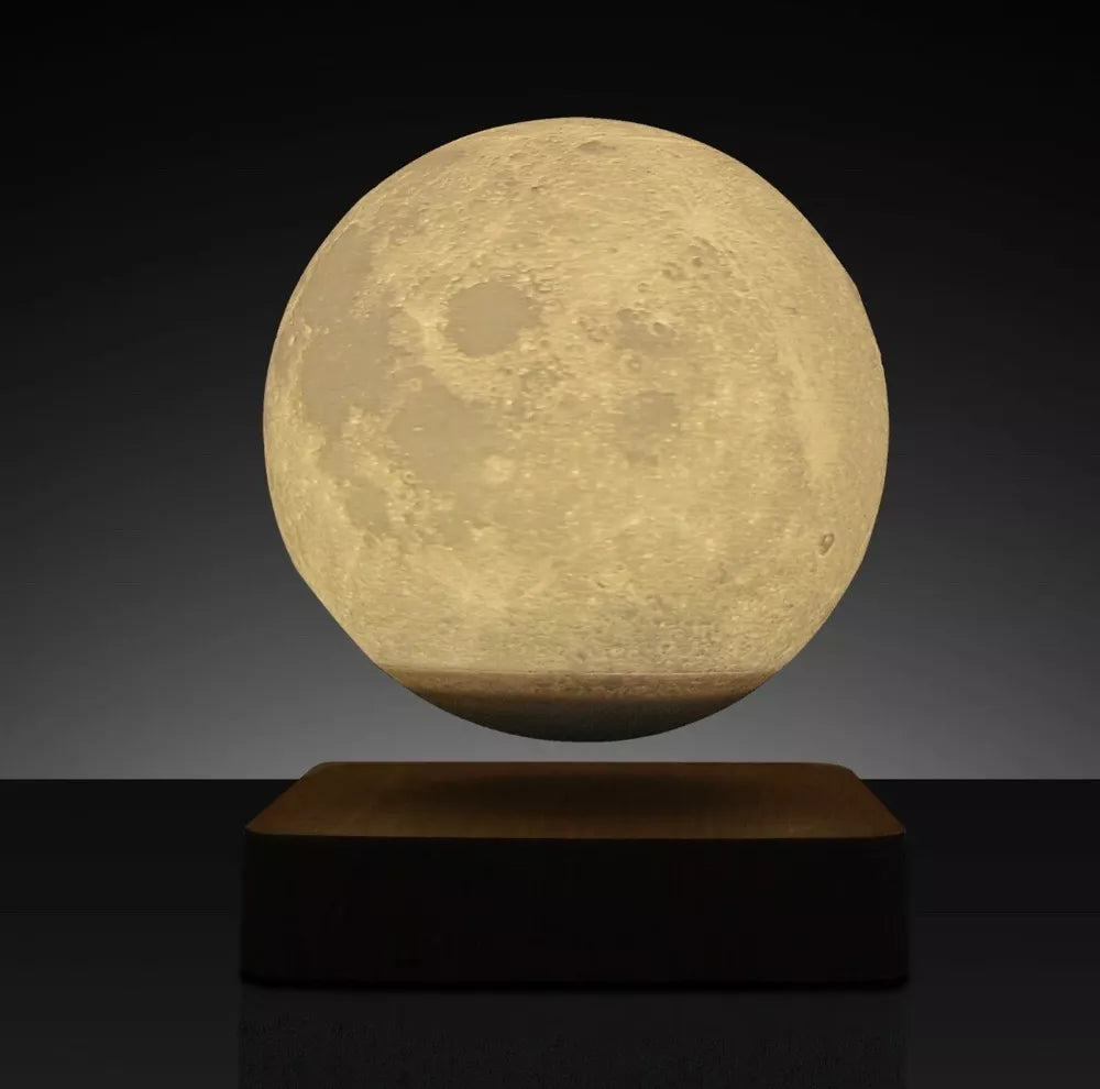 Levitating Moon Lamp – 3D Printed Floating Lunar Light with Adjustable Glow