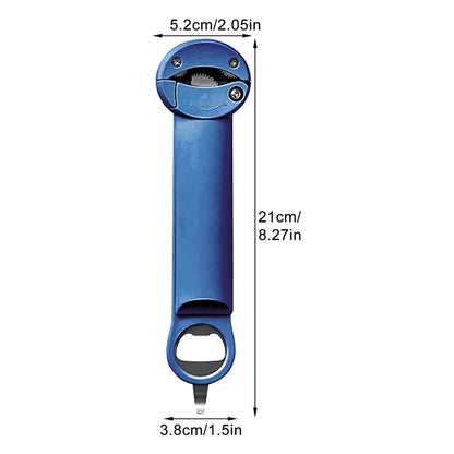 Retractable Bottle Opener - Adjustable Lid Multifunctional Retractable Can Opener