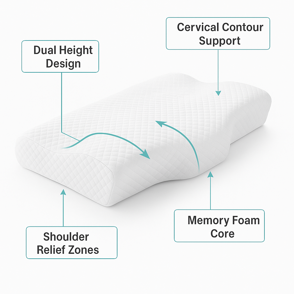 Emily's TrueAlign™ Cervical Sleep Pillow