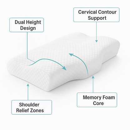 Emily's TrueAlign™ Cervical Sleep Pillow
