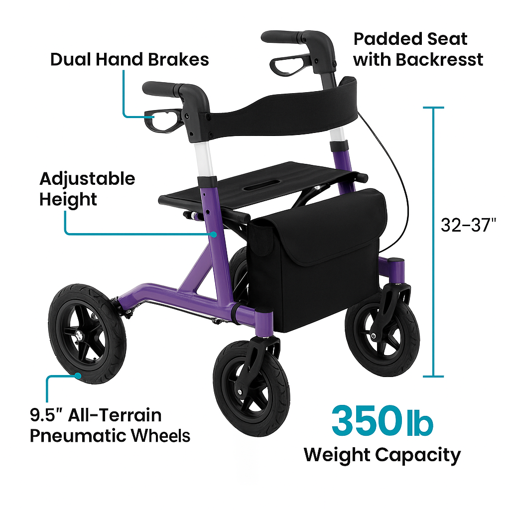 Emilys StrideSecure™ Rollator