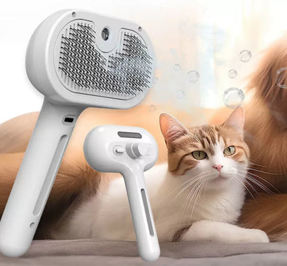 Cat & Dog Steam Brush – Easy Grooming & Fur Care