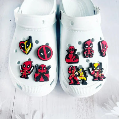 Deadpool Shoe Charms Set (9 pcs)