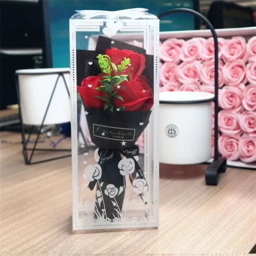 3 Heads Artificial Rose Bouquet