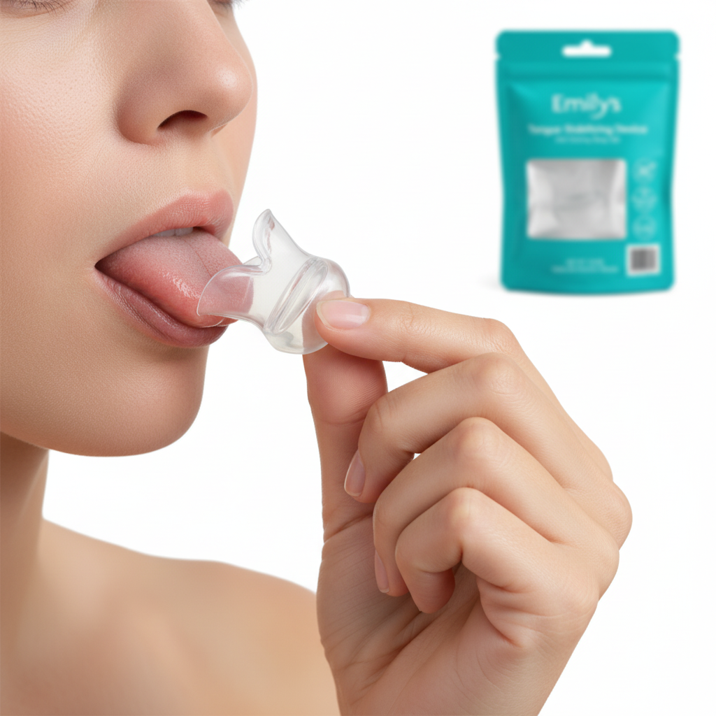 Tongue retainer sleep apnea device gentle snoring solution