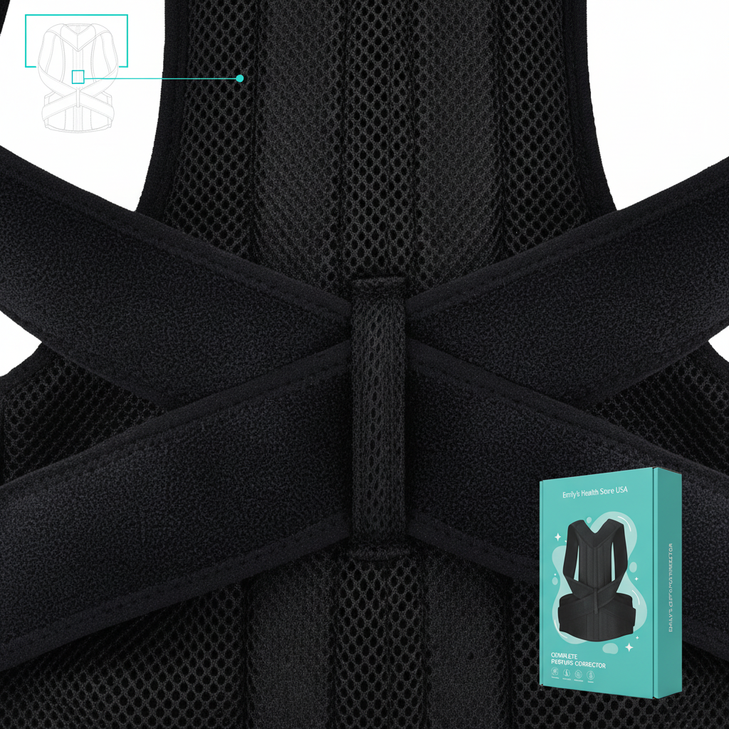 Medical back brace for posture correction unisex plus size