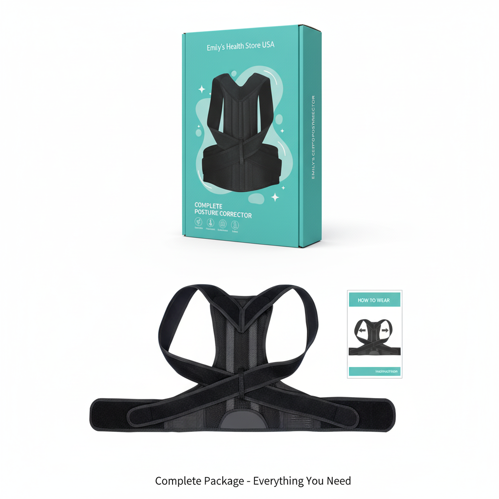 Thoracic brace posture corrector shoulder straightener support