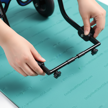 Adjustable dog wheelchair frame aluminum lightweight rear leg support rehabilitation cart