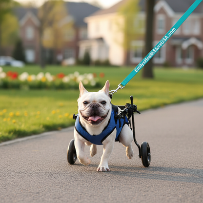 Wheelchair for dogs hind legs paralyzed outdoor mobility rear leg support pet disability