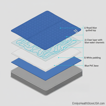 Water Cooling Mattress Pad - Bed Cooling System for Night Sweats
