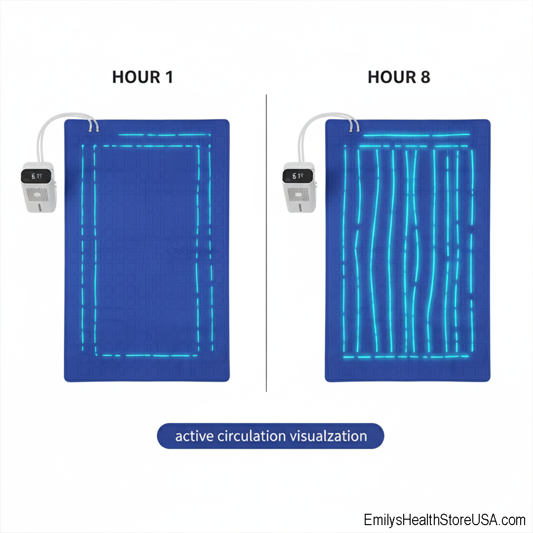 Water Cooling Mattress Pad - Bed Cooling System for Night Sweats